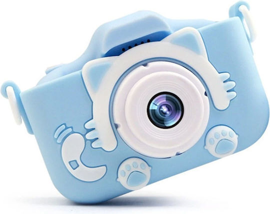 Q1 Kitty Kids Детски Фотоапарат 12МР Син