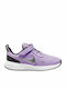 Kids Sports Shoes Running Revolution 5 Lilac / Metallic Silver / Dark Smoke Grey
