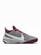 Hustle Team Hustle D 10 Kids Sports Shoes Basketball with Laces Smoke Grey / Pure Violet / Dark Beetroot