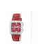 Laura Biagiotti Uhr Chronograph mit Rot Lederarmband