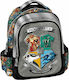 Graffiti Harry Potter Hogwarts 21x11x30cm - Hogwarts 21x11x30cm Schulranzen Rucksack Kindergarten Gray mit Flaschenhalter 30Liter