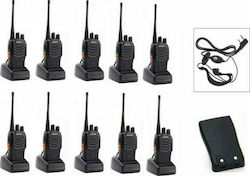 Baofeng BF-888S UHF/VHF Wireless Transceiver 5W without Screen Black 10pcs