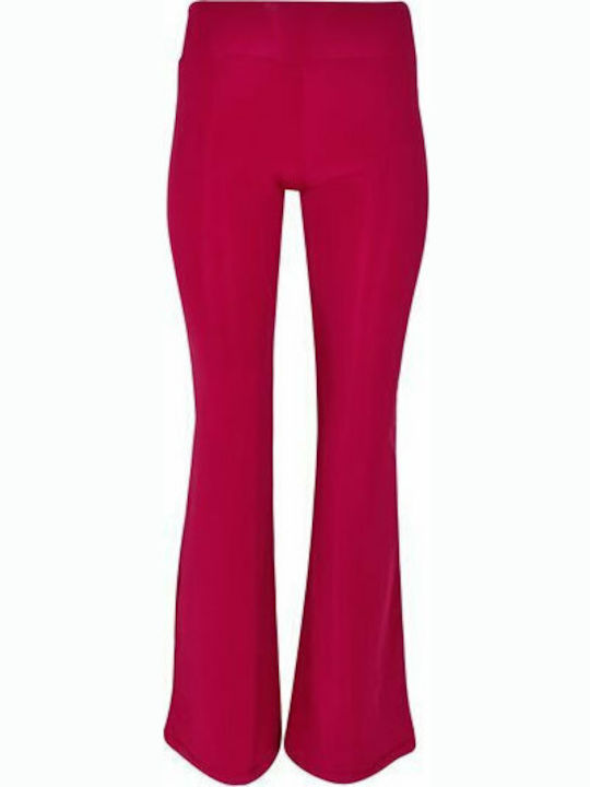 BodyTalk 1211-900406 Women's Long Legging High Waisted Burgundy