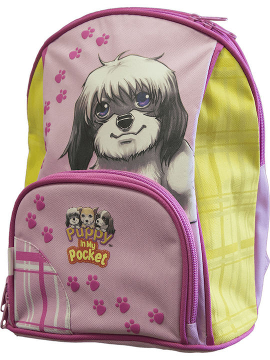 Giochi Preziosi Puppy In My Pocket Schulranzen Rucksack Kindergarten in Rosa Farbe