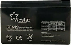 Westar 6FM9 Μπαταρία UPS 12V 9Ah