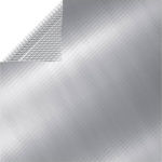 vidaXL Ηλιακό Παραλληλόγραμμο Προστατευτικό Κάλυμμα Πισίνας από Πολυαιθυλένιο Ασημί 450x220εκ.