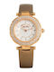 Folli Follie Women's Watch with Beige Leather Strap