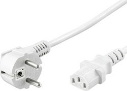Goobay Schuko - IEC C13 Cable 5m Λευκό 51321