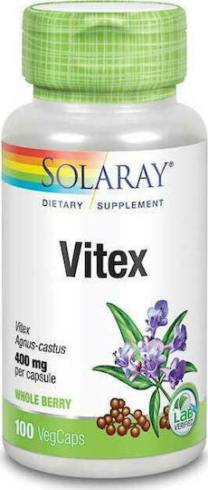 Solaray Agnus Castus 400mg 100 capsule veget