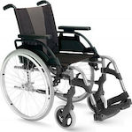 Sunrise Medical Breezy Style Standard 24" Wheelchair with Inflatable Wheels Selenium Grey