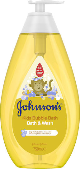 Johnson & Johnson Υποαλλεργικό Παιδικό Αφρόλουτρο Kid's Bubble σε Μορφή Gel 750ml