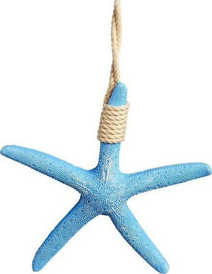 JK Home Decoration Decoratiune Suspendată Stea De Mare Albastră 34x34cm