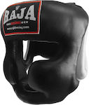 Raja 451302 Adult Full Face Boxing Headgear Leather Black