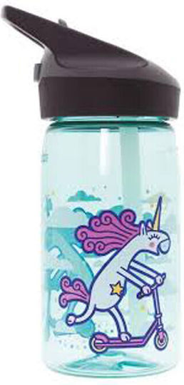 Laken Kids Water Bottle Plastic with Straw Non Spill Janny Tritan 450ml