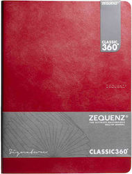 Zequenz B5 Lite Red Blank Notebook