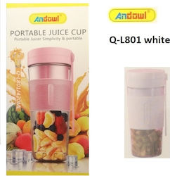 Andowl Μπλέντερ με Πλαστική Κανάτα 420 ml Λευκό...