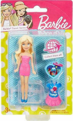 Barbie Κούκλα Mini Play Travel Tokyo για 3+ Ετών