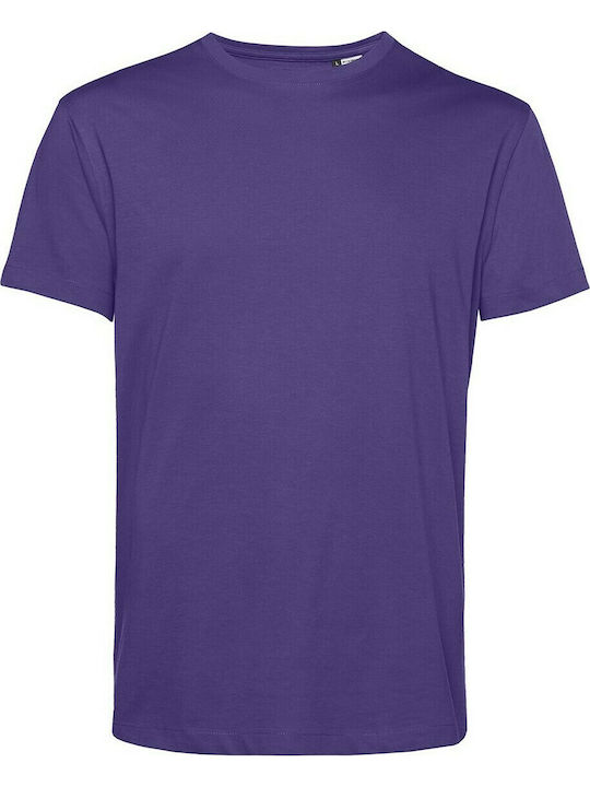 B&C E150 Men's Short Sleeve Promotional T-Shirt Radiant Purple