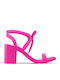 32962 Leder Sandalen Fuchsie