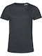 B&C E150 Women's Short Sleeve Promotional T-Shirt Asphalt