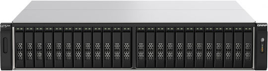 QNap TS-h2490FU-7302P-128G NAS Rack με 24 θέσεις για SSD και 2 θύρες Ethernet
