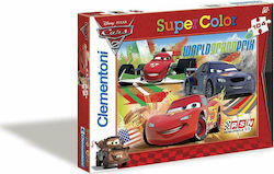 Kids Puzzle Super Color Cars The Race Is On! for 6++ Years 104pcs Clementoni