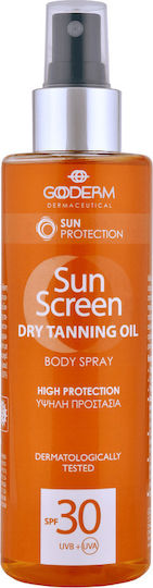 Gooderm Sonnencreme Trockene Bräunungsöl Körper SPF30 Spray 200ml