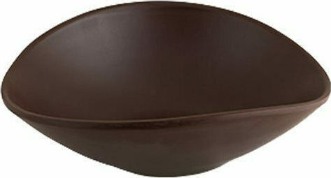 Cok Spain Melamine Salad Bowl Coffee 20.5x19x6.5cm 12pcs