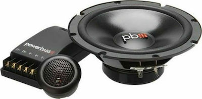 PowerBass Car Speaker Set Separate 6.5" with 70W RMS (2 Way)