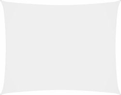 vidaXL Rectangular Shade Sail White With Hoop &...