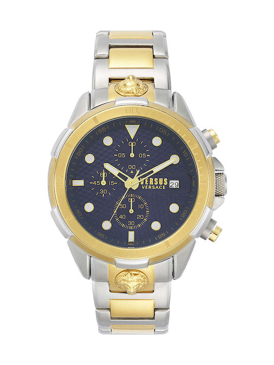 Versus by Versace Uhr Chronograph Batterie mit Metallarmband