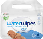 WaterWipes Μωρομάντηλα με 99% Νερό, χωρίς Άρωμα 4x60τμχ