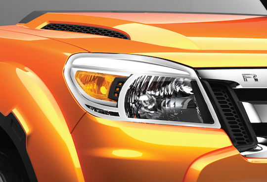 Μάσκες Φαναριών Μπροστινές για Seat Leon για Ford Ranger Εμπρόσθιες Γρίλιες Φαναριών για Ford Ranger 2009-2011