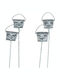 Atmosphera Metal Plant Pot Gray