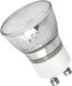 GloboStar Λάμπα LED 4W για Ντουί GU10 και Σχήμα MR11 Ψυχρό Λευκό 400lm