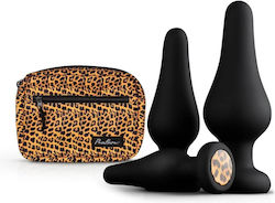 You2Toys Panthra Kesia Anal Plugs Set Black 3pcs