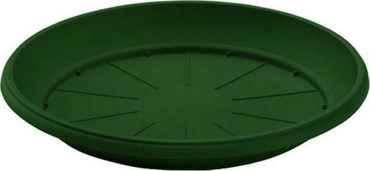 Atmosphera Plastic Green Pot Plate 32x32cm