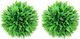 vidaXL Artificial Bush Buxus (Common box) Green 20cm 2pcs