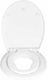 Wenko Delos Kinder Toilettenbrille Kunststoff 44.5x37.5cm Weiß