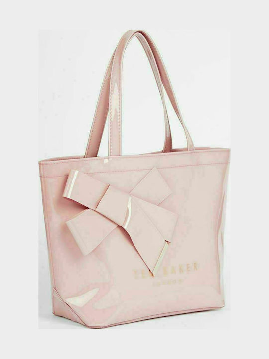 Knot Bow Γυναικεία Τσάντα Tote Χειρός Ροζ