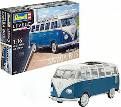 Revell Volkswagen Samba Bus T1 Figurină de Modelism Mașină 223 Piese la Scară 1:16 27.2cm.