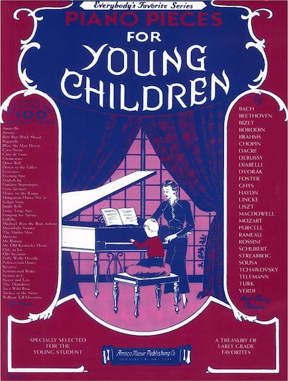 AMSCO Publications Piano Pieces for Young Children Children's Sheet Music for Piano