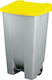 GTSA Plastic Waste Bin 120lt with Pedal Yellow