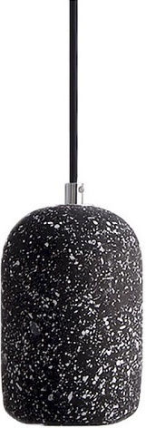 Geyer Cement Hängelampe Schwarz mit Fassung GU10 10x16cm.