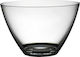 Mori 2A Drop Serving Bowl Round Plastic Transparent with Diameter 12cm