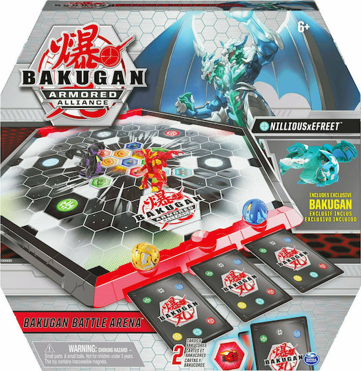 Spin Master Armored Alliance Battle Arena Nillious x Efreet Bakugan за 6+ години 33.02 см (Различни Модели)