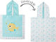 Flapjackkids Fish Kids Beach Poncho Light Blue ...