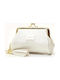 Klein Frauen Brieftasche Silber