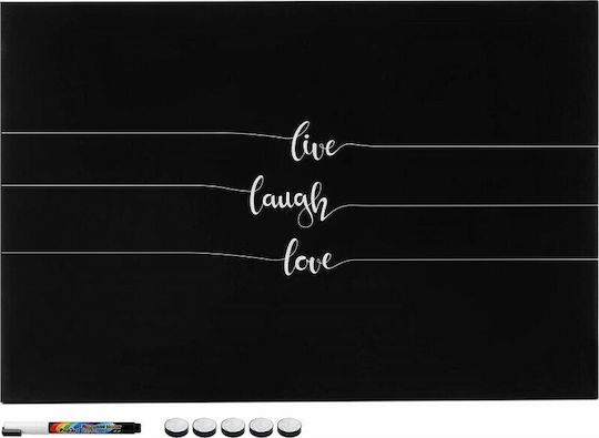 Navaris Табло за съобщения Магнит Live / Laugh / Love 40x60см