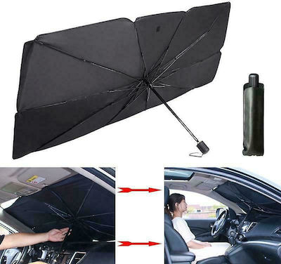 Ηλιοπροστασία Παρμπρίζ Αυτοκινήτου Εσωτερική Sunshade Umbrella 145x79εκ.